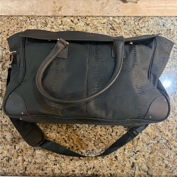 Vince Camuto Snakeskin Weekend Bag - Picture 8 of 12